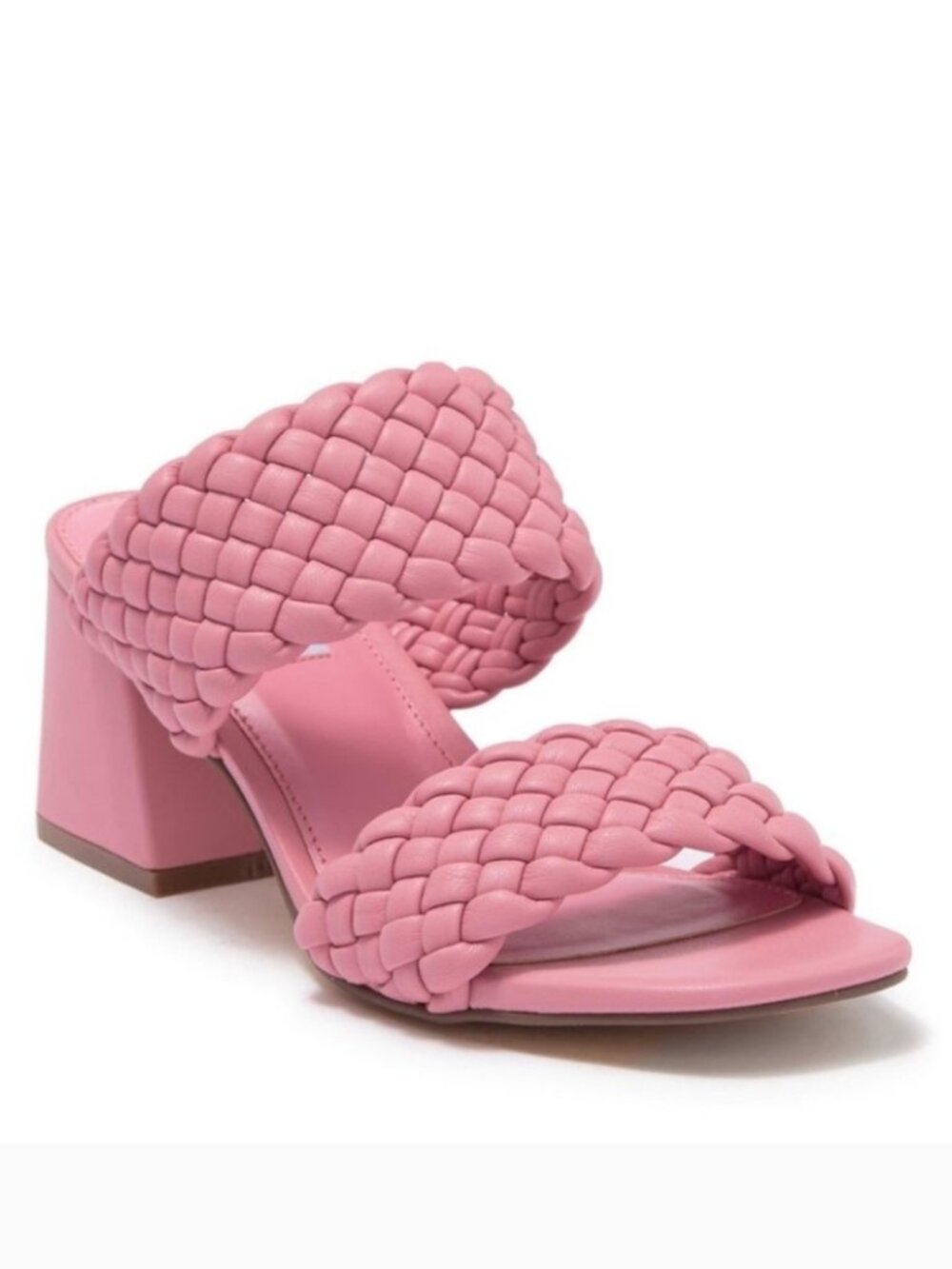 Steve Madden daphnee braided chunky heel block sandal